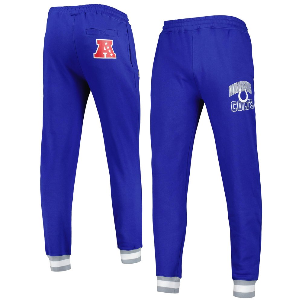 STARTER Men's Royal Indianapolis Colts Blitz Fleece Jogger Pants