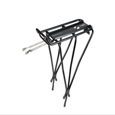 Topeak BabySeat II Rack (Non-Disc) Aluminum Rear Rack for 26, 27.5, 700C Wheels 60 lb Capacity, MTX QuickTrack Compatible, Solid Fender Top, Tail Light Mount