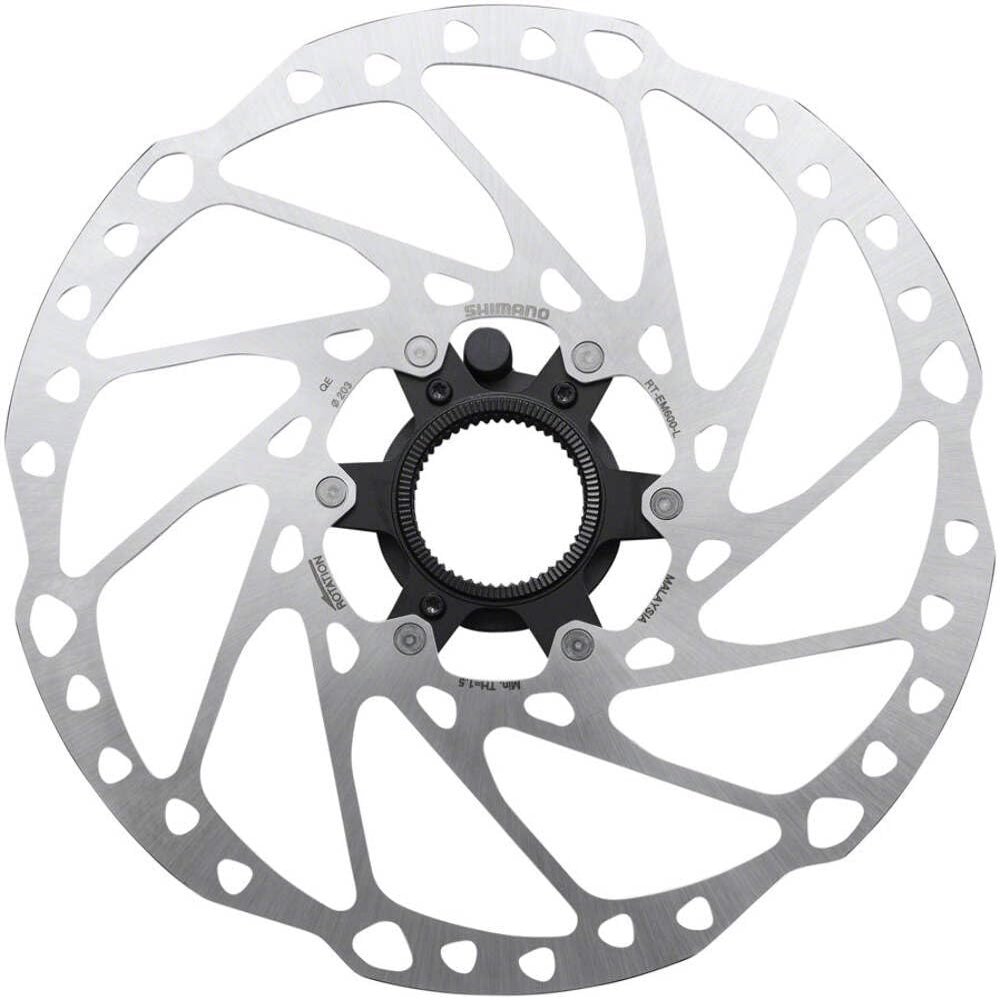 SHIMANO RT-EM600 Disc Rotor 203mm Center Lock Lockring Design