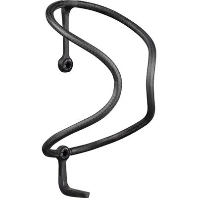 Topeak Feza Cage G12 Gravel Tubular Carbon Fiber Water Bottle Cage (Black) | Ultra-Light 12g Design, Standard Fit, Includes Aluminum Bolts & T20 Torx Wrench