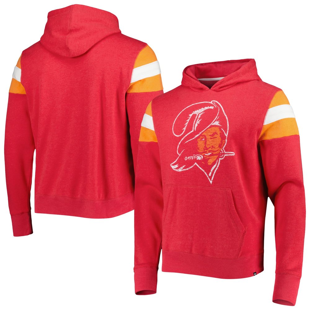 47 Men's Red Tampa Bay Buccaneers Legacy Premier Nico Pullover Hoodie