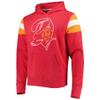 47 Men's Red Tampa Bay Buccaneers Legacy Premier Nico Pullover Hoodie view 2
