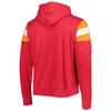 47 Men's Red Tampa Bay Buccaneers Legacy Premier Nico Pullover Hoodie view 3