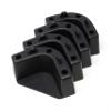 Boat Marine Cooler Mounting Kit for Yeti Igloo Engle Coleman (Set of 4) Black or White (Black) view 1