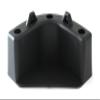 Boat Marine Cooler Mounting Kit for Yeti Igloo Engle Coleman (Set of 4) Black or White (Black) view 4