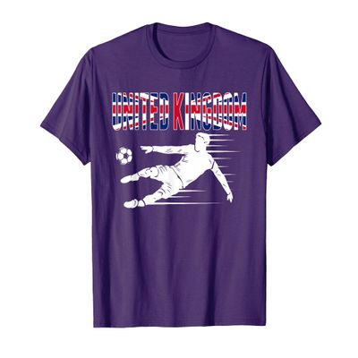United Kingdom Soccer Fans Jersey British Football Supporter T-Shirt