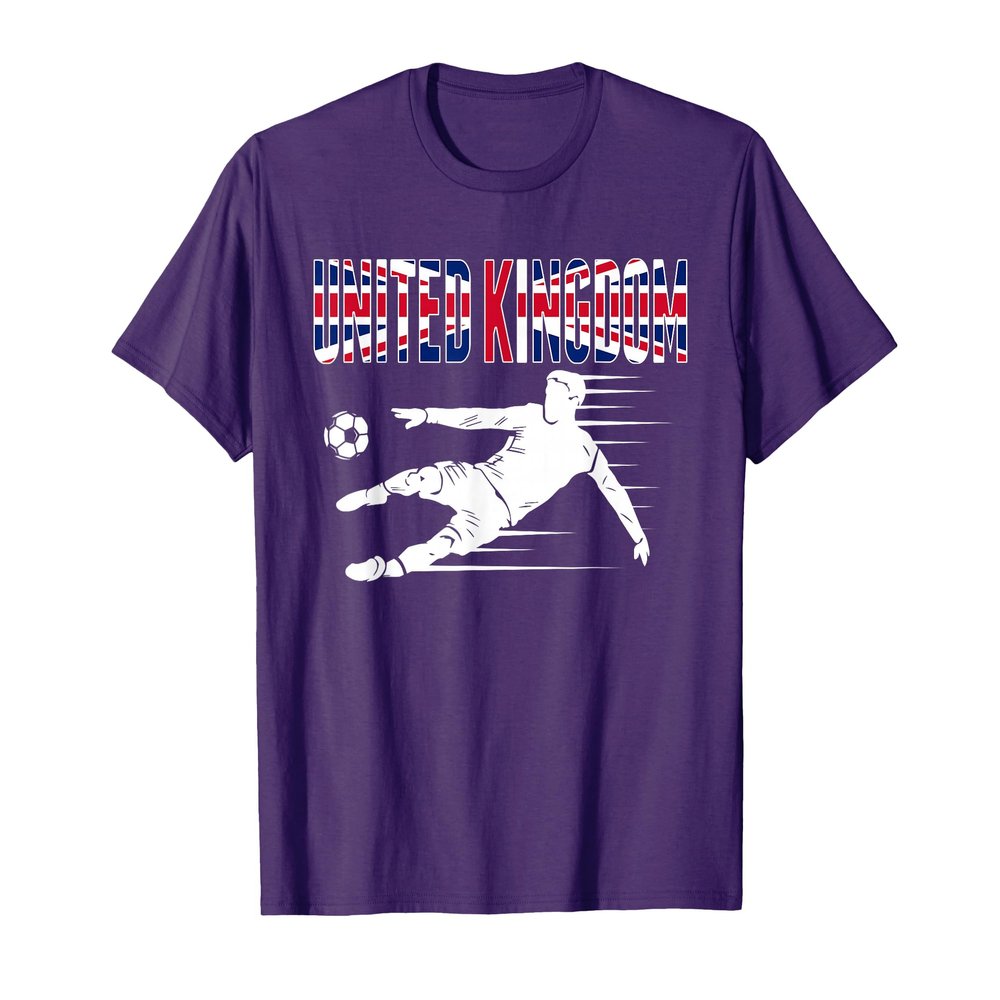 United Kingdom Soccer Fans Jersey British Football Supporter T-Shirt