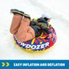 Wow Sports Snowdozer Snow Tube, Inflatable Snow Tube for Sledding, Tube Sled for Snow, Snow Toys for Kids & Adults, Sleds for Kids view 3