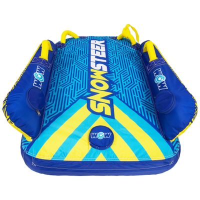 Wow Sports Snowster Sled Snow Tube, Heavy Duty Snow Sled, Snow Sleds for Kids and Adults, Snow Toys for Winter