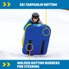 Wow Sports Snowster Sled Snow Tube, Heavy Duty Snow Sled, Snow Sleds for Kids and Adults, Snow Toys for Winter view 2
