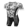 De Soto Men's Forza Sleeved Triathlon Flisuit FFTS (Small, Graphite Camouflage) view 1