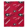 NORTHWEST NCAA Slashed Pillow 14X14 and Throw Blanket 40X50 Set with Back Pocket, Georgia Bulldogs view 4