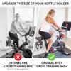 Extra Large Bottle Holders for Peloton Bike for Original Peloton Bike and Bike+ and Cross Training Bike+ - All Metal Design - Fits YETI + Nalgene + Hydro Flask - Accessories for Peloton view 2