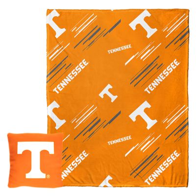 Northwest Art Mall NCAA Slashed Pillow 14X14 and Throw Blanket 40X50 Set with Back Pocket, Tennessee Volunteers