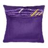 Northwest NCAA Slashed Pillow 14X14 and Throw Blanket 40X50 Set with Back Pocket, LSU Tigers view 3