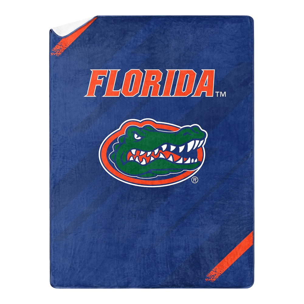 Northwest NCAA Silk Touch Sherpa Throw Blanket 60X80, Florida Gators