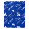 Northwest NCAA Slashed Pillow 14X14 and Throw Blanket 40X50 Set with Back Pocket, Kentucky Wildcats view 4
