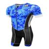 De Soto Forza Sleeved Triathlon Flisuit FFTS (2X-Large, Royal Camouflage) view 1