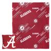 Northwest NCAA Slashed Pillow 14X14 and Throw Blanket 40X50 Set with Back Pocket, Alabama Crimson Tide view 1