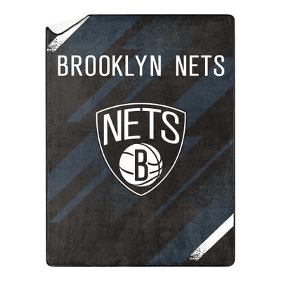 NORTHWEST NBA Silk Touch Sherpa Throw Blanket 60X80, Brooklyn Nets