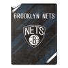 NORTHWEST NBA Silk Touch Sherpa Throw Blanket 60X80, Brooklyn Nets view 1