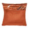 Northwest Art Mall NCAA Slashed Pillow 14X14 and Throw Blanket 40X50 Set with Back Pocket, Texas Longhorns view 3