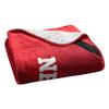 Northwest NCAA Silk Touch Sherpa Throw Blanket 60X80, Nebraska Cornhuskers view 2
