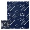 NORTHWEST Art Mall NCAA Slashed Pillow 14X14 and Throw Blanket 40X50 Set with Back Pocket, Penn State Nittany Lions view 1