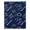 NORTHWEST Art Mall NCAA Slashed Pillow 14X14 and Throw Blanket 40X50 Set with Back Pocket, Penn State Nittany Lions view 4