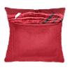 NORTHWEST Art Mall NCAA Slashed Pillow 14X14 and Throw Blanket 40X50 Set with Back Pocket, Wisconsin Badgers view 3