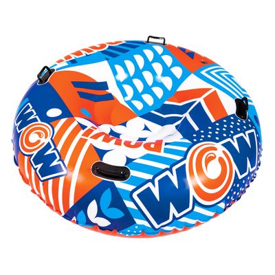 Wow Sports POW Snow Tube, Snow Sled for Kids, Inflatable Snow Tubes for Sledding Heavy Duty, Kids Sled Snow Toys