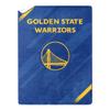 Northwest NBA Silk Touch Sherpa Throw Blanket 60X80, Golden State Warriors view 1