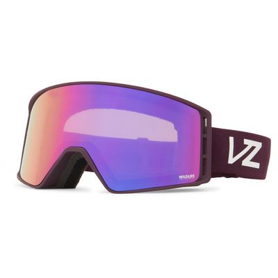 VonZipper Mach VFS Snow Sport Goggle - Acai Satin Frame | Wildlife Cosmic Chrome Lens