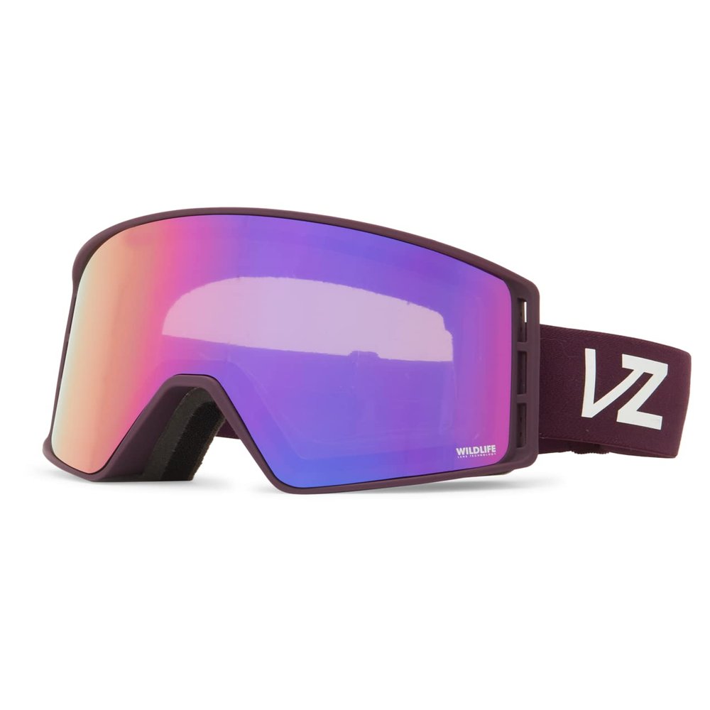 VonZipper Mach VFS Snow Sport Goggle - Acai Satin Frame | Wildlife Cosmic Chrome Lens