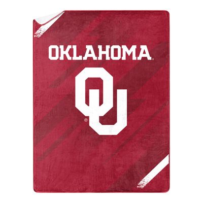 Northwest NCAA Silk Touch Sherpa Throw Blanket 60X80, Oklahoma Sooners