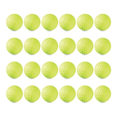 Jugs Sting-Free Dimpled Game-Ball Yellow Softballs  2 Dozen (11-Inch)