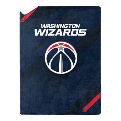 Northwest Art Mall NBA Silk Touch Sherpa Throw Blanket 60X80, Washington Wizards