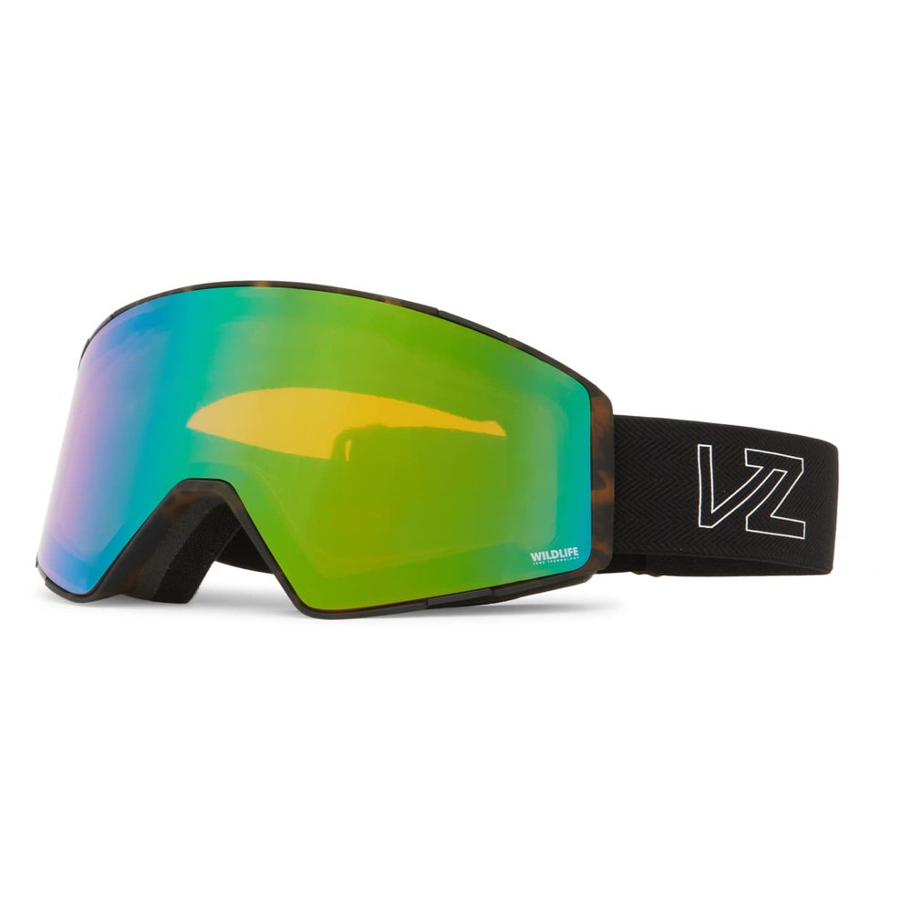 VonZipper Unisex Capsule Snow Sport Goggle - Tortoise Satin Frame | Wildlife Gamma Chrome Lens