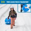 Wow Sports Bobsled Snow Tube, Inflatable Snow Sled with Tow Rope, Snow Sleds for Kids Sledding, Kids Inflatable Bobsled Tube view 4
