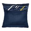 Northwest Art Mall NCAA Slashed Pillow 14X14 and Throw Blanket 40X50 Set with Back Pocket, Michigan Wolverines view 3