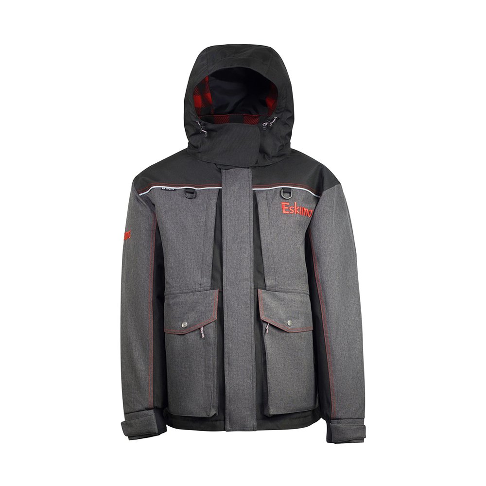Eskimo Men's Standard Ice Fishing, Forged Iron & Heather, Large