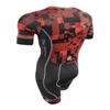 De Soto Forza Sleeved Triathlon Flisuit FFTS (Small, Red Camouflage) view 2