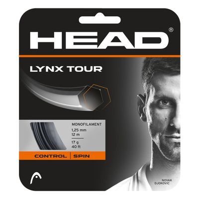 HEAD Lynx Tour 17-1.25mm Tennis String Set, Black