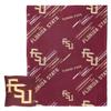 NORTHWEST Art Mall NCAA Slashed Pillow 14X14 and Throw Blanket 40X50 Set with Back Pocket, Florida State Seminoles view 1
