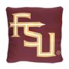NORTHWEST Art Mall NCAA Slashed Pillow 14X14 and Throw Blanket 40X50 Set with Back Pocket, Florida State Seminoles view 2