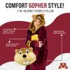Plushible Wearable Blanket Hoodie - Oversized University of Minnesota Golden Gophers Long Sleeve Sweatshirt Pocket - 2-in-1 Oversized Hoodie Blanket Pillow - Cozy Snugible Gifts for Men and Women view 2