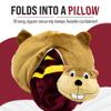 Plushible Wearable Blanket Hoodie - Oversized University of Minnesota Golden Gophers Long Sleeve Sweatshirt Pocket - 2-in-1 Oversized Hoodie Blanket Pillow - Cozy Snugible Gifts for Men and Women view 3