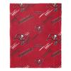 Northwest NFL Slashed Pillow 14X14 and Throw Blanket 40X50 Set with Back Pocket, Tampa Bay Buccaneers view 4