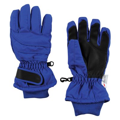 Hudson Baby Unisex Snow Gloves, Royal Blue, 10-12 Years