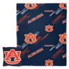 NORTHWEST NCAA Slashed Pillow 14X14 and Throw Blanket 40X50 Set with Back Pocket, Auburn Tigers view 1